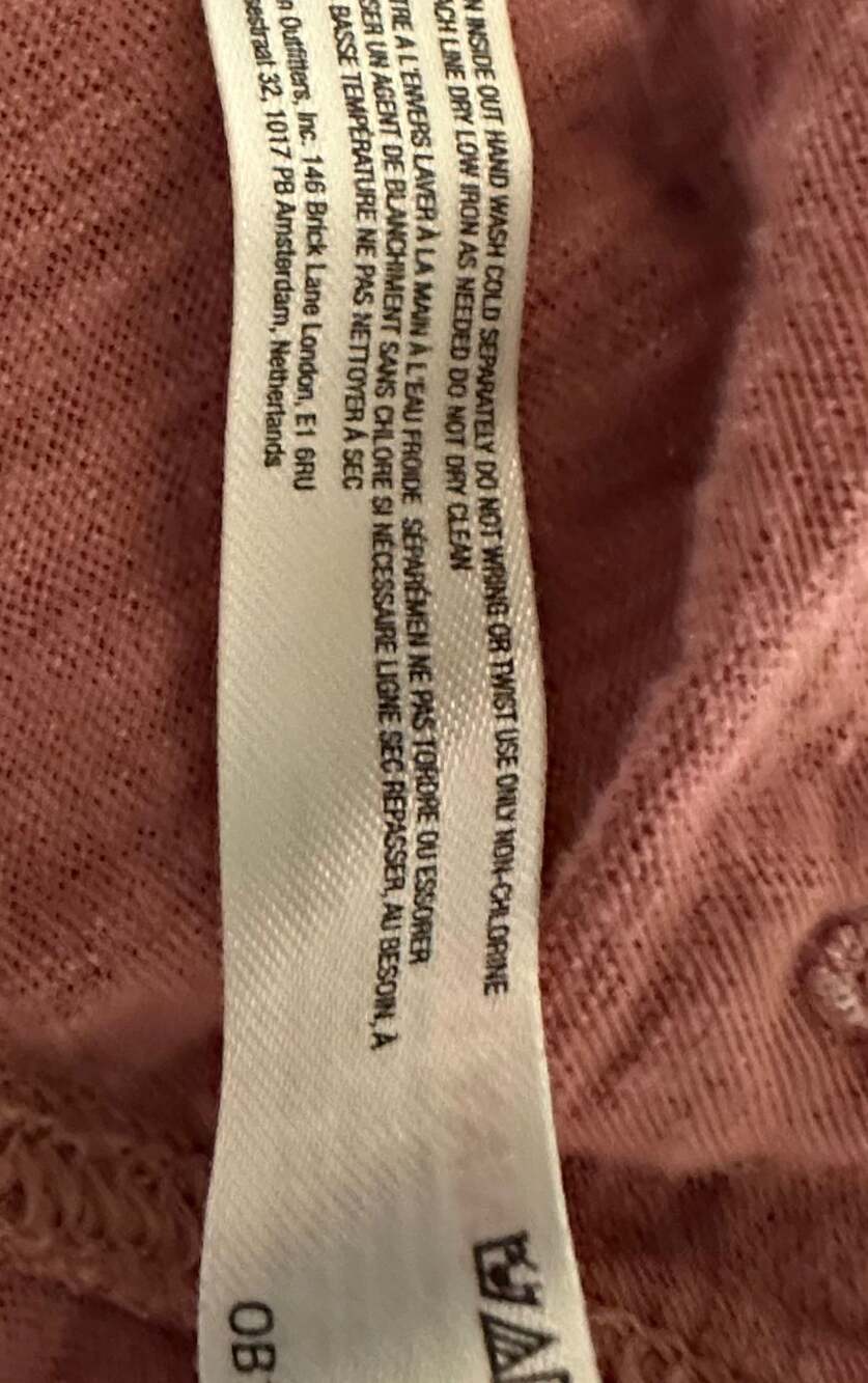 Free People Movement Women’s XS One Up Henley L/S Top Mauve Merlot boho - Picture 9 of 9